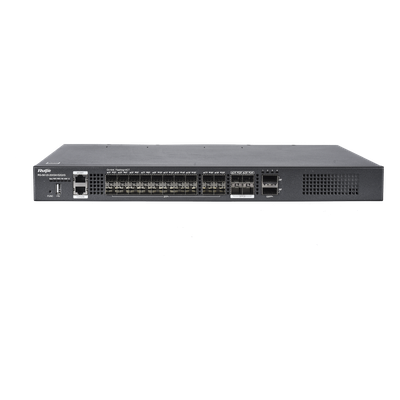 Switch de Distribución de Fibra / 23 Tbps / 20 Puertos SFP+ 10G / 4 Puertos SFP28 25G / 2 Puertos QSFP+ 40G / Modular | SIERRA STORE