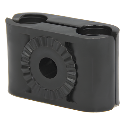 Sujetador Plástico para Cable Coaxial / 7/8" / Doble Capacidad / Montaje Varilla 3/8" o M10 / Rango 1.063 a 1.122" | SIERRA STORE