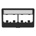 PANDUIT CFFPL4BL - Placa de Mobiliario Modular / 4 Puertos Mini-Com / ABS Negro / 2.9x0.88x1.77 pulg (73.66x22.35x44.95 mm) | SIERRA STORE