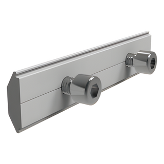 Conector de empalme para riel / Aluminio anodizado / 5 cm y 8 cm / 1.97 in y 3.15 in | SIERRA STORE