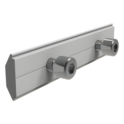 Conector de empalme para riel / Aluminio anodizado / 5 cm y 8 cm / 1.97 in y 3.15 in | SIERRA STORE