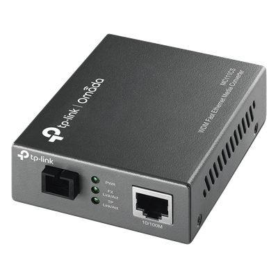 Convertidor de Medios WDM / Fibra Monomodo SC / 1 Puerto RJ45 10/100 Mbps / Alcance 20 km (12.4 mi) / Longitud de Onda 1550/1310 nm | SIERRA STORE