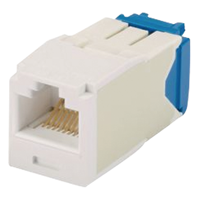 PANDUIT CJ6X88TGEI - Jack RJ45 / Cat 6A / TG Sin Herramienta / 22-26 AWG / 10GBASE-T / Marfil | SIERRA STORE