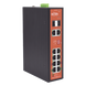 Switch PoE Industrial / 8 Puertos Gigabit + 2 SFP Combo / Extensión 250 m (820 ft) / PoE 300W / Protección 6 kV / -40°C a 80°C / | SIERRA STORE