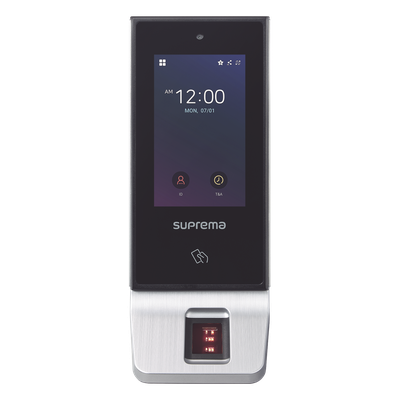 Terminal de Control de Acceso / Multitecnología / Huella / RFID Mifare / Bluetooth / Pantalla Táctil 4' / IP65 / PoE | SIERRA STORE