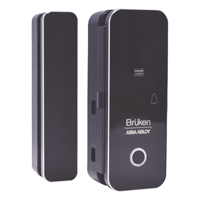 Cerrojo Electrónico con Lector de Huella / Tarjeta para Puerta de Vidrio | SIERRA STORE