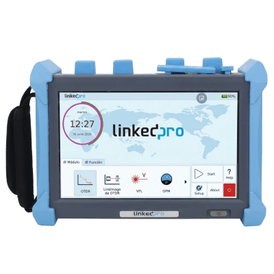 LINKEDPRO BY EPCOM LP-OTDR-PRO-X - OTDR Portátil / Fibra Monomodo 1310/1550/1625 nm / Rango Dinámico 50 dB / Zona Muerta 0.8 m (2.62 | SIERRA STORE