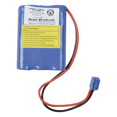 Batería recargable / 11.1 V / 2200 mAh / Li-Ion / Hasta 10 horas de respaldo | SIERRA STORE