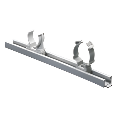 Canaleta Unicanal / PVC Auto-extinguible / 0 Halógenos / 20 cm (7.9 in) / RAL 7035 / Anti-choques | SIERRA STORE