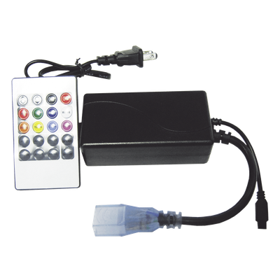 Adaptador de Manguera LED / Control Remoto RGB / IP65 / 12V DC / 120° / 150W / Interior-Exterior | SIERRA STORE