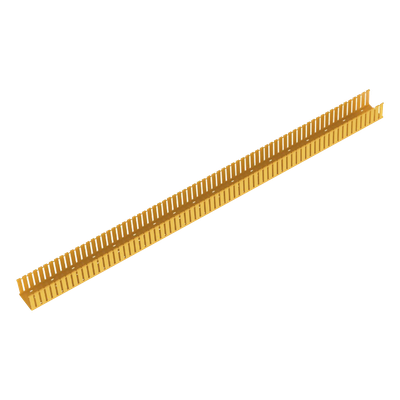 PANDUIT E4X4YL6 - Canaleta Ranurada para Fibra Óptica / 4 in Ancho x 4 in Alto / 1828.8 mm Largo / PVC Rígido / Color Amarillo / UL | SIERRA STORE