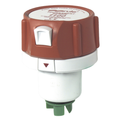 Bomba sumergible / 1100 GPH (4162 LPH) / 12V DC / 6A fusible / 0.34 kg / 3.6 ft cúbicos por hora | SIERRA STORE