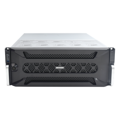 HIKVISION DS-96256NI-I24 - NVR 12 Megapixel (4K) / 256 canales IP / 24 Bahías de Disco Duro / 4 Puertos de Red / Soporta RAID con Hot | SIERRA STORE