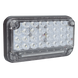 Luz de Advertencia LED / 66 LEDs / 7x4" / 12 VCC / 10 Patrones de Destello / Montaje Permanente / Color Claro | SIERRA STORE