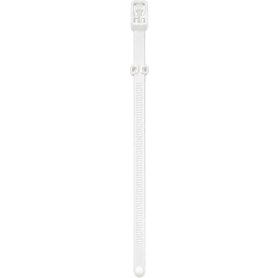 Cinchos de Nylon Reutilizables con Liberación Rápida para Ajuste y Reinstalación / Color Blanco / 7.6 × 200 mm / Paquete con 100 Piezas | SIERRA STORE