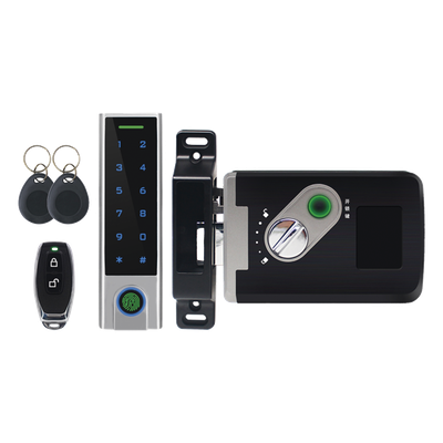 ACCESSPRO ACCESS7-X - Kit de Cerradura Inteligente Inalámbrica / Teclado Metálico IP65 / 900 Usuarios Tarjeta/PIN / 100 Huellas / | SIERRA STORE