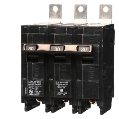 Interruptor Termomagnético / 3 Polos / 30 A / 120/240 V AC / 10 kA / Montaje en Tablero | SIERRA STORE