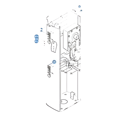Refacción para barrera / Tope mecánico de final de carrera / Ajustable / Compatible G4140Z y GARD4 | SIERRA STORE