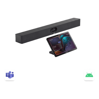 Barra de Videoconferencia / Dual Cámara 48 MP / 4K Ultra HD / Audio 8 Micrófonos MEMS / Android 13 / Wi-Fi 6 / Bluetooth 5.0 / Panel | SIERRA STORE