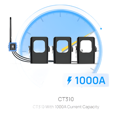 Medidor de Corriente LoRaWAN / Trifásico hasta 1000 A / Muestreo 3.3 kHz / 3 Canales Simultáneos / Autoalimentado | SIERRA STORE