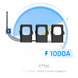 Medidor de Corriente LoRaWAN / Trifásico hasta 1000 A / Muestreo 3.3 kHz / 3 Canales Simultáneos / Autoalimentado | SIERRA STORE