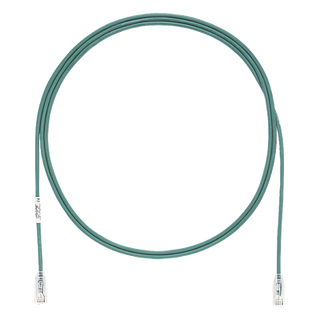 PANDUIT UTP28SP10GR - Cable de Parcheo UTP Cat6 / 28AWG Diámetro Reducido / 3.05 m (10 ft) / Verde / CM/LSZH | SIERRA STORE