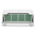 Distribuidor de Fibra Óptica / 144 Empalmes / 144 Acopladores SC/APC / 144 Pigtails SC/APC / 19" / 3 UR / 12.8" Profundidad | SIERRA STORE