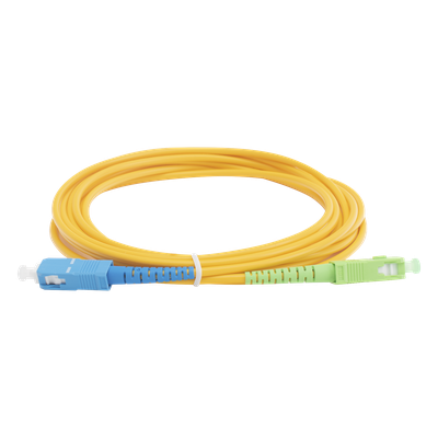 LINKEDPRO BY EPCOM LPSM3SCASCUS3 - Jumper de Fibra Óptica / Monomodo OS2 / SC/APC-SC/UPC / Simplex / 3 Metros (9.84 Pies) / 3mm | SIERRA STORE