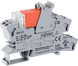 Módulo Relé / 12V DC / 8A / 2 Inversores / LED Rojo / Push-in CAGE CLAMP® / Montaje Carril DIN / IP20 / Gris - WAGO
