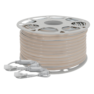 Manguera LED Luminosa / Resina Transparente IP65 / 50 m / 110V CA 4.2 A / 500 W / 6500 K / 164 pies / Corte cada 100 cm | SIERRA STORE