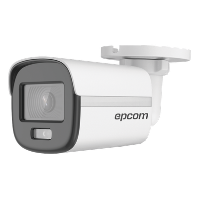 Cámara Bala TURBOHD / 3K 5 Megapixel / Color 24/7 / Luz Blanca 20 m (65.6 ft) / Micrófono Integrado / IP67 / 4 Tecnologías / dWDR | SIERRA STORE