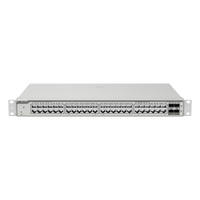 Switch Administrable Capa 2+ / 48 Puertos Gigabit / 4 SFP+ 10Gb / Conmutación 176 Gb/s / Gestión en la Nube | SIERRA STORE