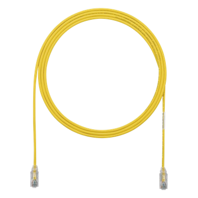 PANDUIT UTP28SP7YL - Cable de Parcheo Cat6 UTP / 28AWG Diámetro Reducido / 2.13 m (7 Pies) / Doble Clasificación CM/LSZH / Amarillo | SIERRA STORE