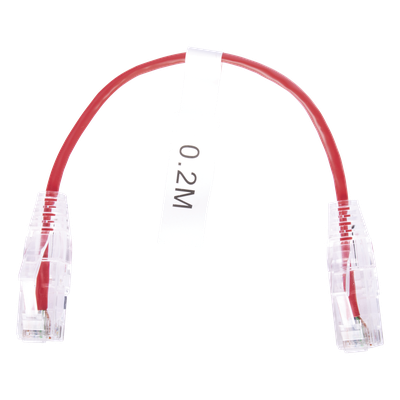 LINKEDPRO BY EPCOM LP-UT6-020-RD28 - Cable de Parcheo Slim UTP Cat6 / 20 cm (0.66 ft) / 28 AWG / Rojo / 100 Ohm | SIERRA STORE