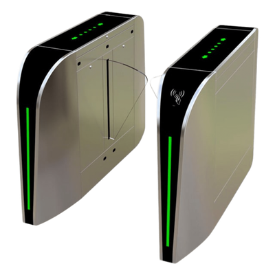 Torniquete de Barrera Flap / Un Solo Carril / 30 Personas por Minuto / Apertura 1 s / Acero Inoxidable / Indicadores LED / Alarma por | SIERRA STORE
