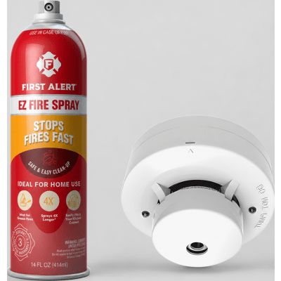 HIKVISION KITAF400DSMK4 - KIT Protección Contra Incendios / Extintor en Aerosol AF400 + Detector de Humo Fotoeléctrico / Seguridad | SIERRA STORE