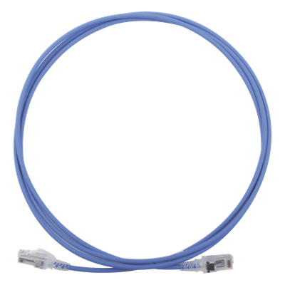 SIEMON MC6-07-0628 - Patch Cord Modular Cat6 UTP / CM/LS0H / 2.13 m (7 Pies) / 28AWG / Diámetro 4.0 mm / Azul | SIERRA STORE