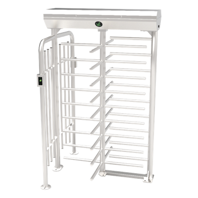 Torniquete de cuerpo completo / Un carril / 25 personas por minuto / Acero inoxidable SUS304 / IP54 / -28°C a 60°C / 4.6 x 4.3 x 7.3 | SIERRA STORE