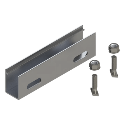 Cople de Aluminio para Riel / Aluminio Serie 6000 / Compatible N Rail 4.72 y M2 / Acero Inoxidable / 115 g | SIERRA STORE