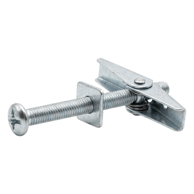 Taquete Mariposa / 3/16" x 4" (4.8 mm x 102 mm) / Acero Pregalvanizado / Alas Expandibles / Tornillo #12 | SIERRA STORE