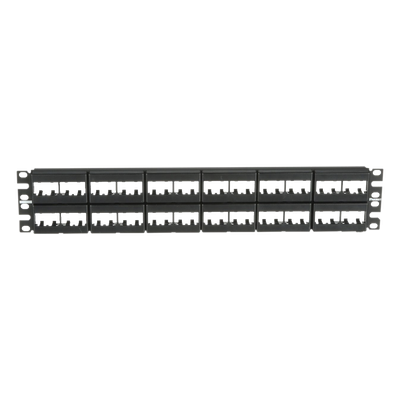 PANDUIT CPP48WBLY - Panel de Parcheo Modular / 48 Puertos / 2 UR / 19in / Plano / Sin Blindaje / Mini-Com | SIERRA STORE