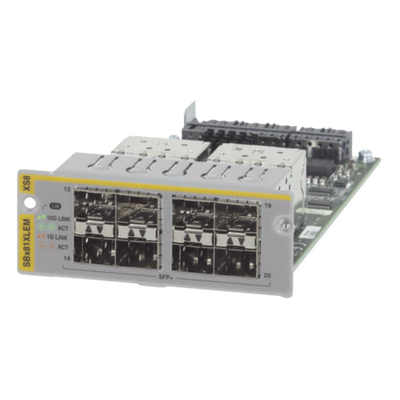 Módulo de Expansión / 8 Puertos 10GbE SFP+ / 10 Gbps por Puerto / Compatible con AT-SBx81XLEM | SIERRA STORE