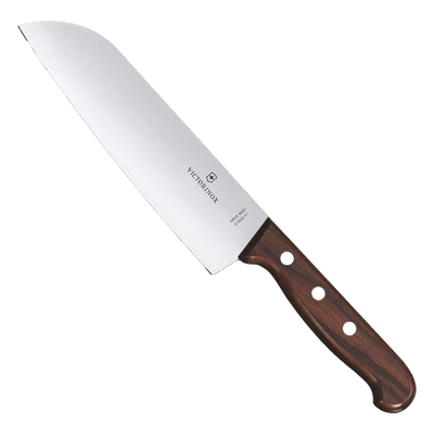 Cuchillo Santoku / Hoja 17 cm / Filo Recto con Alvéolos / Mango Maple / 0.103 kg / Diseño Japonés | SIERRA STORE