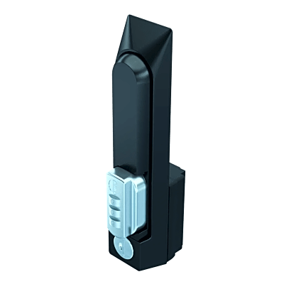 Chapa de Seguridad para Gabinete / Combinación de 3 Dígitos / Control Llave Maestra / Acero Texturizado Negro / 7.50 x 1.38 x 2.50 in | SIERRA STORE