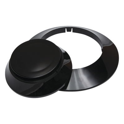 Kit de Acabado para Base de Detectores / 10 Cubiertas y 10 Anillos Embellecedores / Color Negro / Compatible con Series IDP y SK | SIERRA STORE