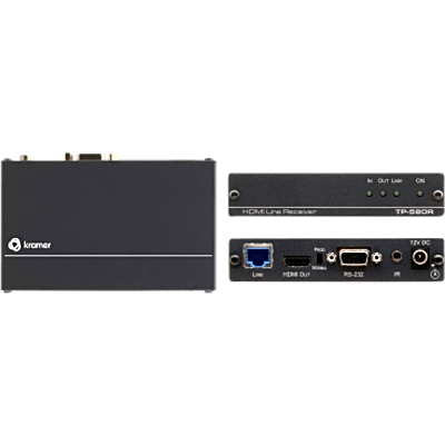 Receptor HDBaseT | 4K60 4:2:0 | HDMI 2.0 HDCP 2.2 | RS-232 Bidireccional | IR Bidireccional | Extensión 40 m (130 ft) 4K | 70 m (230 | SIERRA STORE