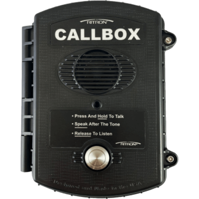 Callbox Inalámbrico / UHF 450-470 MHz / 2 W / Alcance 1 Milla / Policarbonato de Alto Impacto / PTT Programable | SIERRA STORE