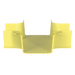 PANDUIT FRFWC6X4LYL - Accesorio de Canalización / 4 Vías Horizontal / Curvatura 90° / Radio 50.8 mm (2 in) / ABS / 368.3 mm (14.4 in) | SIERRA STORE