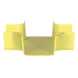 PANDUIT FRFWC6X4LYL - Accesorio de Canalización / 4 Vías Horizontal / Curvatura 90° / Radio 50.8 mm (2 in) / ABS / 368.3 mm (14.4 in) | SIERRA STORE