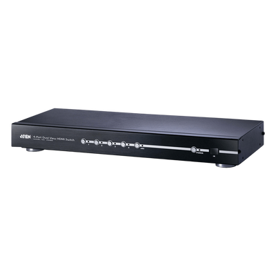 Switch HDMI / 4 Entradas / 2 Salidas / 3D y ARC / 15 m (49 ft) / 6.75 Gbps / Montaje en Rack | SIERRA STORE
